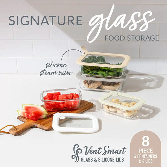 Bentgo Signature Glass Food Storage Set (8-Piece)