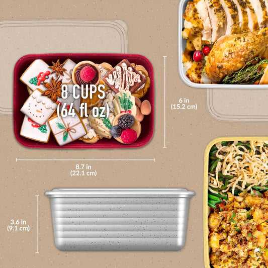 Bentgo Prep Deep-Dish Holiday Food Storage Set (30-Pieces)